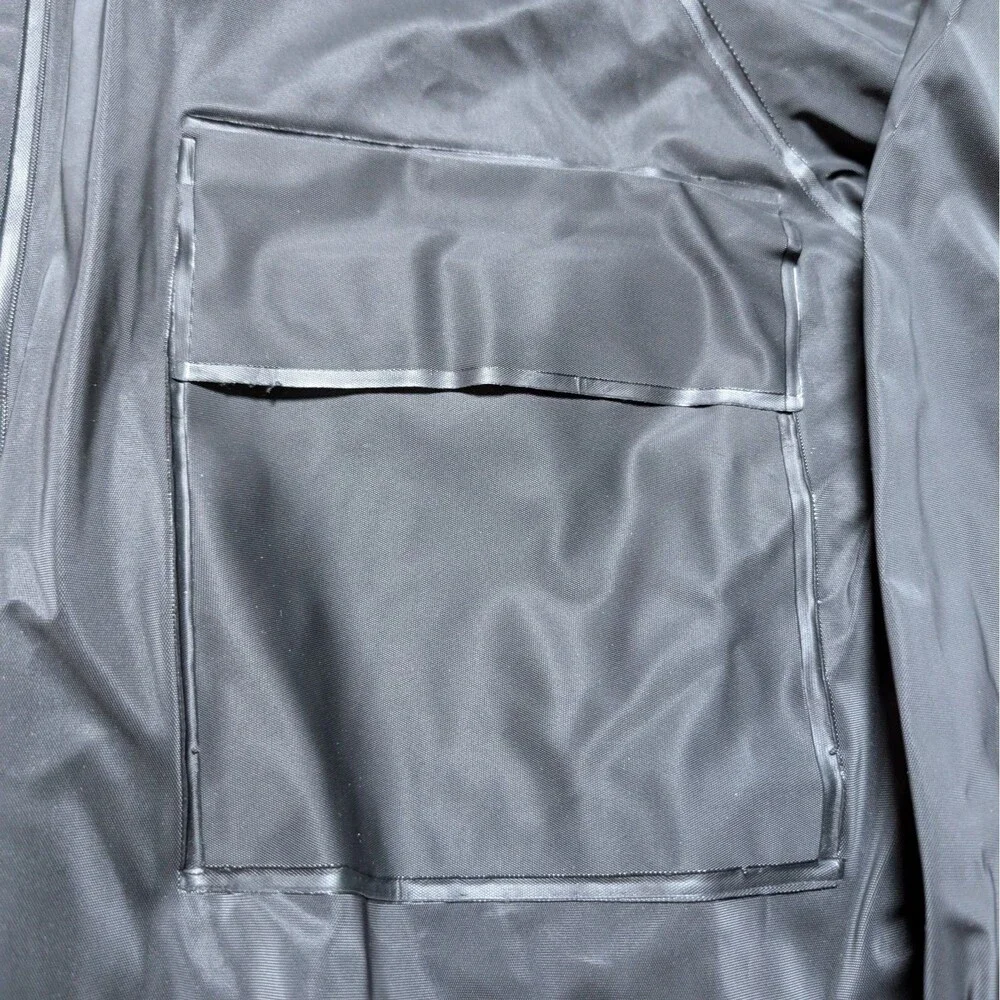 First Gear Premium Riding  Rain Jacket Size Small Full Zip PVC Motorcycle - Picture 3 of 9